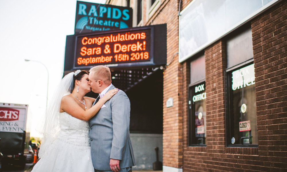 Happy Couple Shares Details from Rapids Wedding